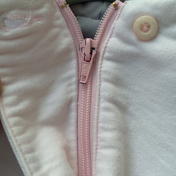 Catimini size 3 girls light pink hooded spring coat - Picture 5 of 7